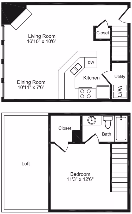 Unit 606 floor plan